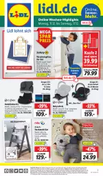 Gazetka promocyjna Lidl - Wochen-Highlights im Onlineshop - Gazetka - ważna od 17.12 do 17.12.2023 - strona 1 - produkty: angebot, angebote, auto, dell, eis, elle, erde, Kinder, Kindersitz, kopfstütze, leine, Mode, ndk, reis, rel, Schal, Schale, stuhl, telefon, Ti, uhr