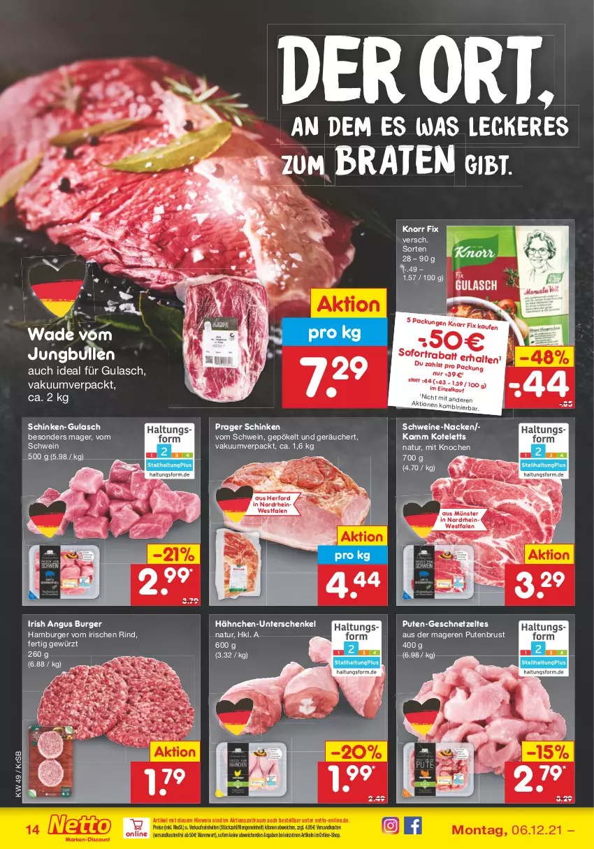 Aktueller Prospekt Netto Marken-Discount - Filial Angebote - von 06.12 bis 11.12.2021 - strona 16