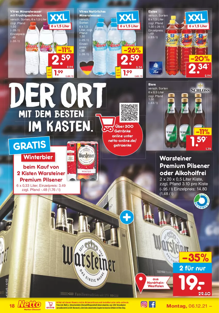 Aktueller Prospekt Netto Marken-Discount - Filial Angebote - von 06.12 bis 11.12.2021 - strona 20