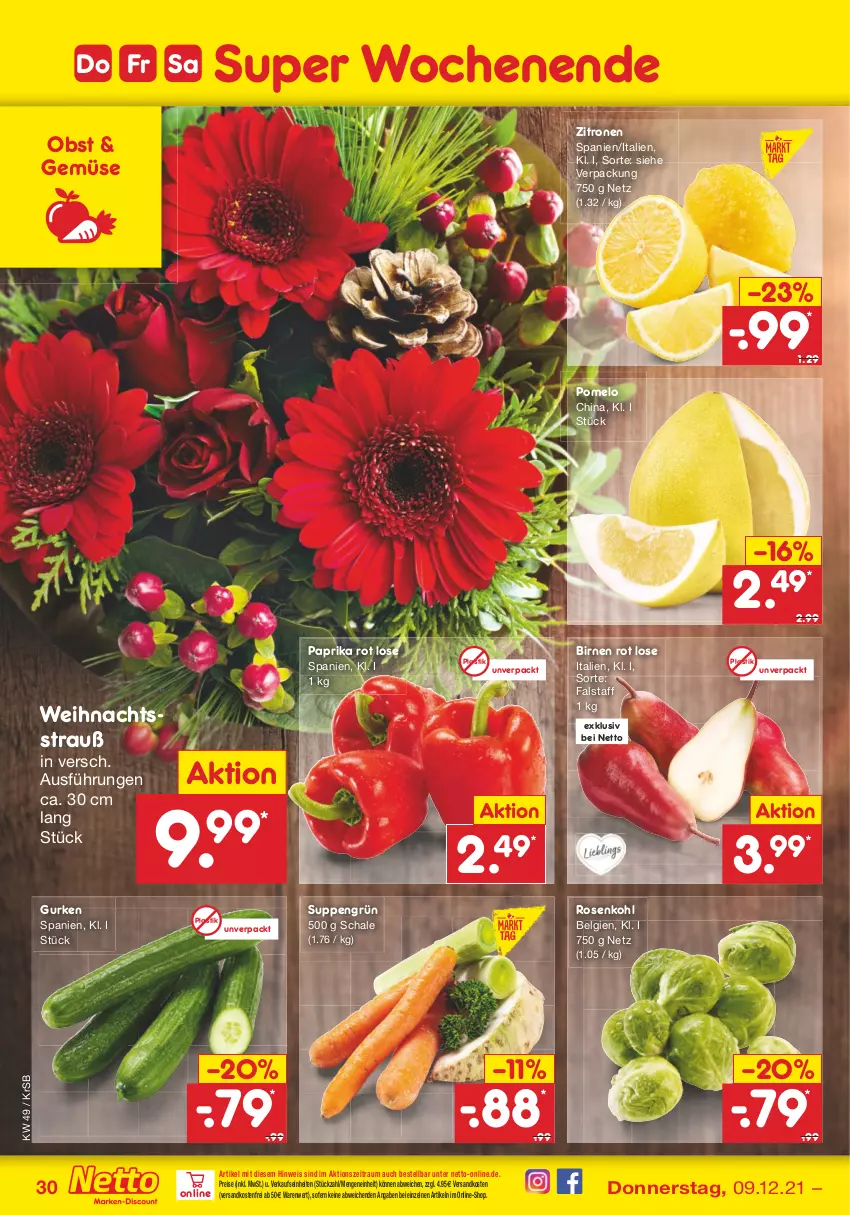 Aktueller Prospekt Netto Marken-Discount - Filial Angebote - von 06.12 bis 11.12.2021 - strona 32