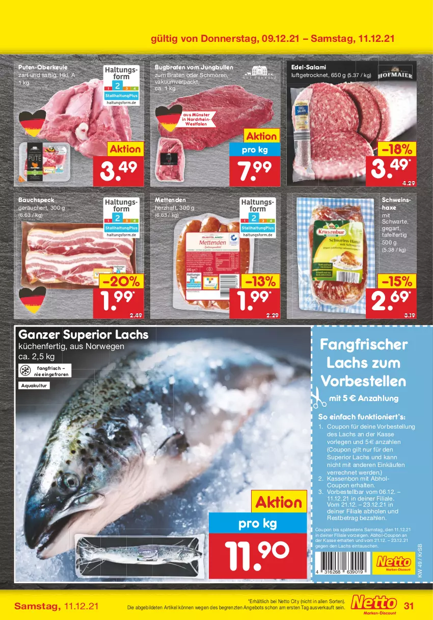 Aktueller Prospekt Netto Marken-Discount - Filial Angebote - von 06.12 bis 11.12.2021 - strona 33