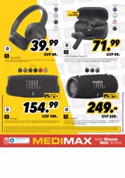 Gazetka promocyjna Medimax - MEDIMAX Prospekt KW27 2022 - Gazetka - ważna od 07.07 do 07.07.2022 - strona 8 - produkty: abholpreise, akku, auer, dekoration, drucker, eis, Engel, erde, gin, Headset, jbl, kerze, kopfhörer, kraft, lautsprecher, LG, mastercard, papier, reis, Ria, Ti, usb, wasser