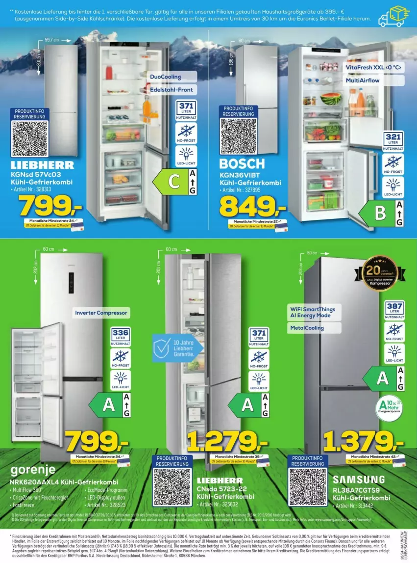 Aktueller Prospekt Euronics - Prospekte - von 08.07 bis 13.07.2024 - strona 19 - produkty: edelstahl, gorenje, led-licht, Mode, Samsung, Ti, vita