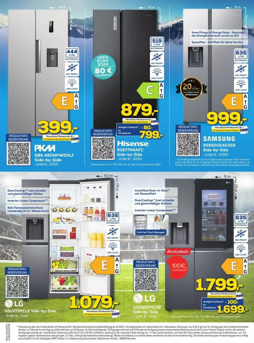 Aktueller Prospekt Euronics - Prospekte - von 08.07 bis 13.07.2024 - strona 20 - produkty: bio, consors finanz, eimer, eis, elle, LG, mac, mastercard, Mode, Ti, wasser, wassertank