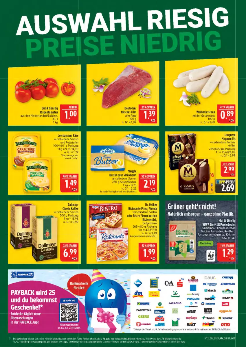 Aktueller Prospekt Marktkauf - Prospekt - von 13.07 bis 19.07.2025 - strona 2 - produkty: beko, deka, eis, mydays, nuss, payback, reis, Stier, tee, Ti, ZTE