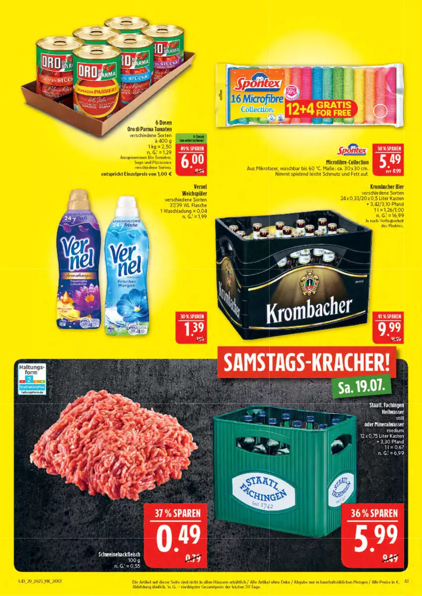 Aktueller Prospekt Marktkauf - Prospekt - von 13.07 bis 19.07.2025 - strona 43 - produkty: schwein, schweine, Ti, wein, weine