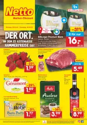 Gazetka promocyjna Netto Marken-Discount - Filial-Angebote - Gazetka - ważna od 30.04 do 30.04.2022 - strona 1 - produkty: amaro, angebot, beere, beeren, beste butter, bier, Biere, bitburger, burger, butter, eis, erdbeere, erdbeeren, frau antje, géramont, kaffee, kräuter, kräuterlikör, likör, melitta, ndk, rama, ramazzott, ramazzotti, reis, Schal, Schale, schwein, schweine, Streichzart, Ti, versandkostenfrei, wein, weine, zott, ZTE