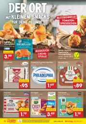 Gazetka promocyjna Netto Marken-Discount - Filial-Angebote - Gazetka - ważna od 30.04 do 30.04.2022 - strona 12 - produkty: auer, bio, dauertiefpreis, eis, elle, fleisch, frischkäse, garden gourmet, Hähnchenfleisch, Käse, lachs, leine, mozzarella, ndk, nuggets, philadelphia, Pumpernickel, Räucherlachs, reis, rel, snack, snacks, Ti, tiefpreis, tomate, tomaten, Vegeta, versandkostenfrei