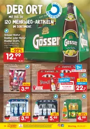 Gazetka promocyjna Netto Marken-Discount - Filial-Angebote - Gazetka - ważna od 30.04 do 30.04.2022 - strona 14 - produkty: Alwa, apfel, Apfeldirektsaft, apfelsaft, bier, cola, direktsaft, eis, flasche, gerolsteine, gerolsteiner, glasflasche, gösser, karlsberg, karlsberg mixery, könig pilsener, mineralwasser, Mineralwasser Classic, Mixer, mixery, natur, natur radler, ndk, pils, pilsener, radler, reis, rwe, saft, Sprudel, steiner, Ti, versandkostenfrei, wasser