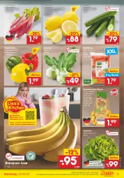 Gazetka promocyjna Netto Marken-Discount - Filial-Angebote - Gazetka - ważna od 30.04 do 30.04.2022 - strona 5 - produkty: angebot, asti, banane, bananen, beutel, bio, eis, gurke, gurken, kartoffel, kartoffeln, kohlrabi, kopfsalat, möhren, paprika, pfanni, reifen, rhabarber, sac, salat, smoothie, speisekartoffeln, Ti, zitrone, zitronen, ZTE