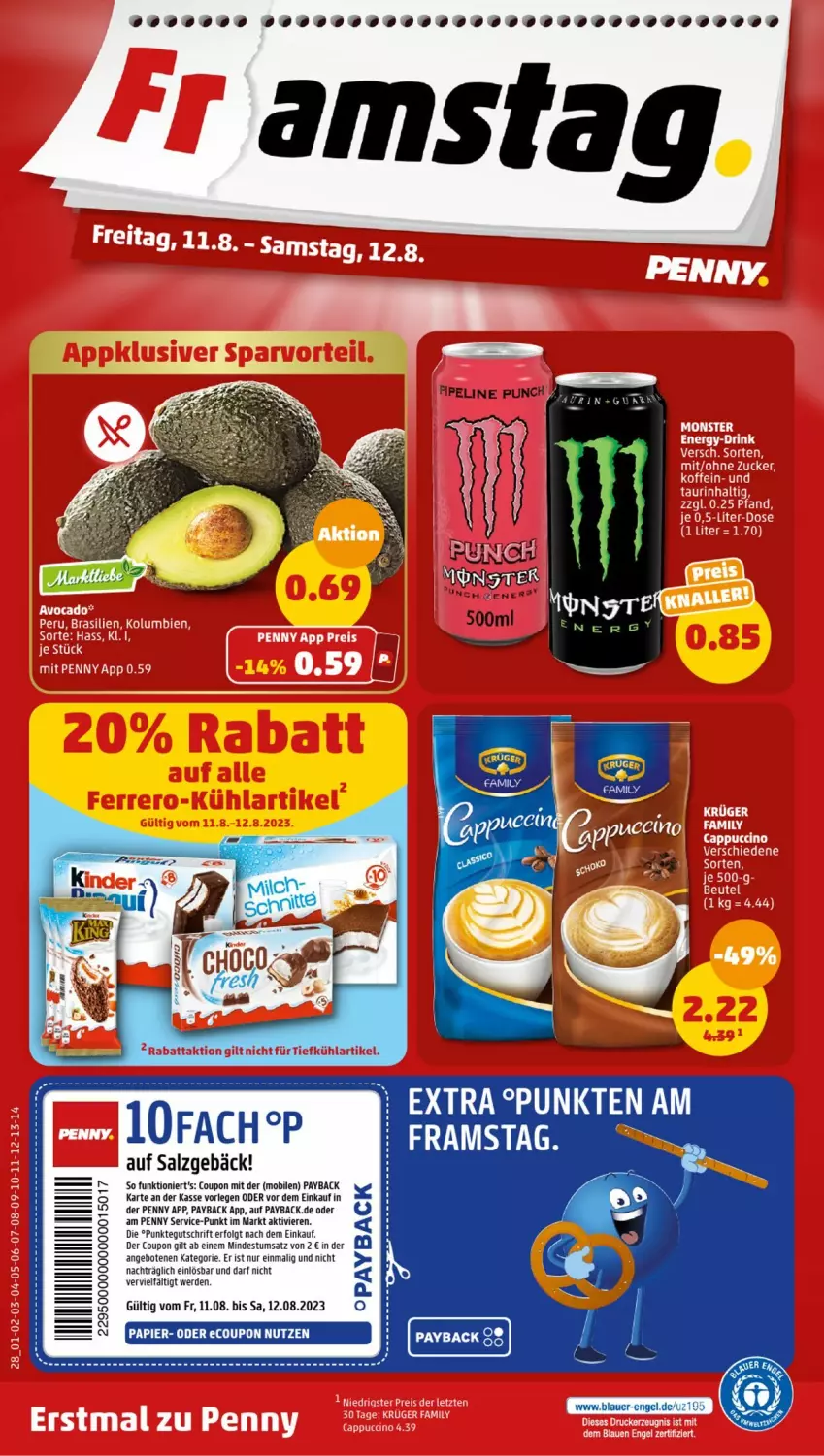 Aktueller Prospekt Penny - Prospekte - von 07.08 bis 12.08.2023 - strona 30 - produkty: angebot, angebote, coupon, erde, LG, payback, salz, tee, Ti