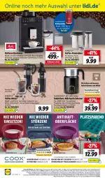 Gazetka promocyjna Lidl - Wochen-Highlights im Onlineshop - Gazetka - ważna od 01.10 do 01.10.2023 - strona 8 - produkty: angebot, angebote, auto, Backform, bohne, bohnen, caffe, dell, eis, elle, ernesto, Gläser, kaffee, Kaffeemühle, kaffeevollautomat, kühlschrank, milch, milchaufschäumer, Mode, Muffin, Muffinform, ndk, Quiche, reis, rel, Ria, ring, Schal, Schale, Schrank, silvercrest, sim, Springform, spülmaschinen, telefon, Ti, uhr, wasser, weck