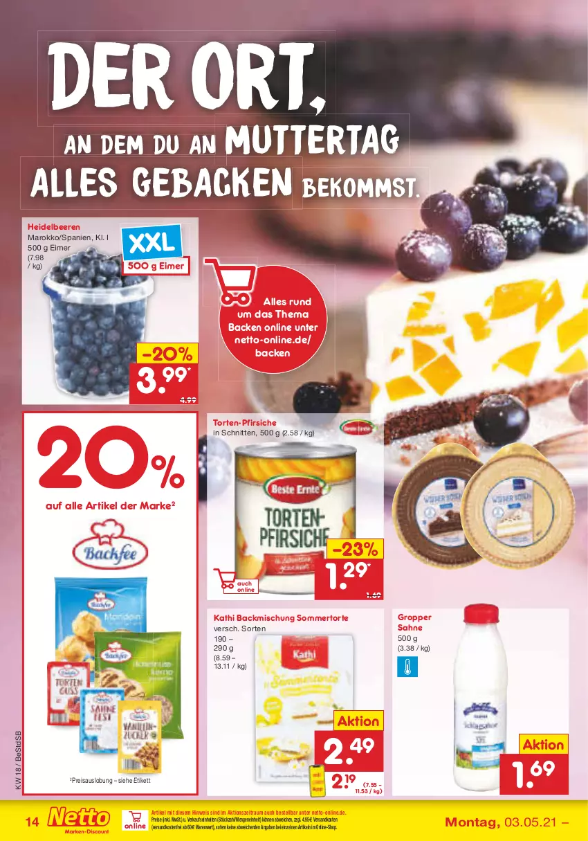 Aktueller Prospekt Netto Marken-Discount - Filial-Angebote - von 03.05 bis 08.05.2021 - strona 14