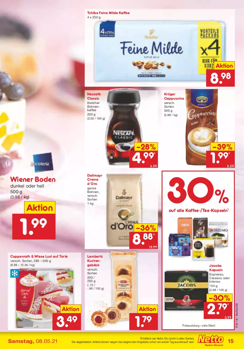 Aktueller Prospekt Netto Marken-Discount - Filial-Angebote - von 03.05 bis 08.05.2021 - strona 15