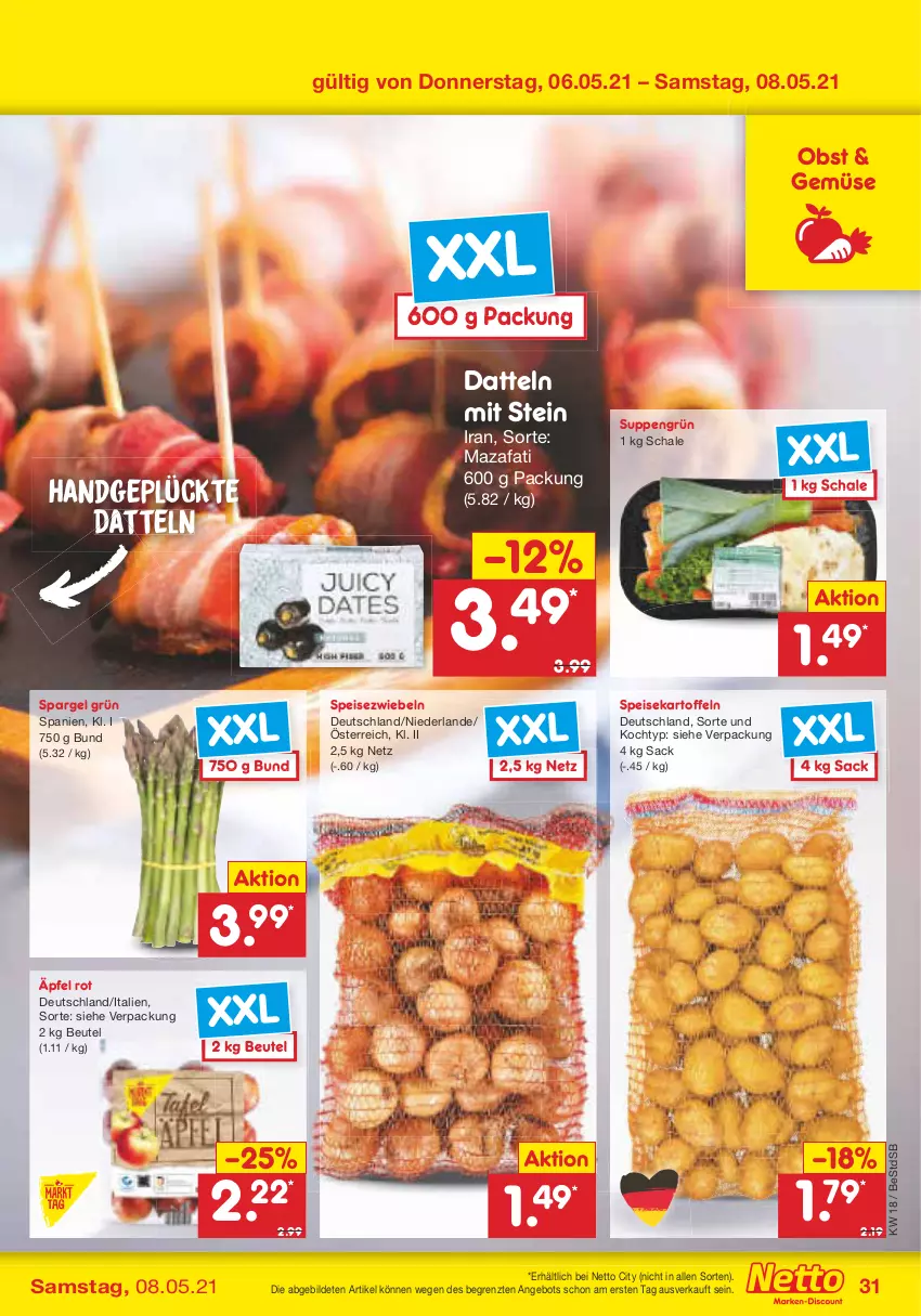 Aktueller Prospekt Netto Marken-Discount - Filial-Angebote - von 03.05 bis 08.05.2021 - strona 31