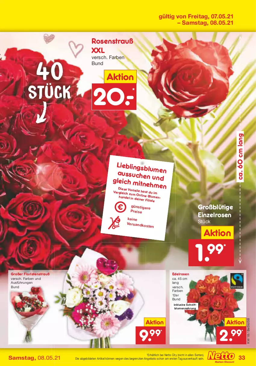 Aktueller Prospekt Netto Marken-Discount - Filial-Angebote - von 03.05 bis 08.05.2021 - strona 33