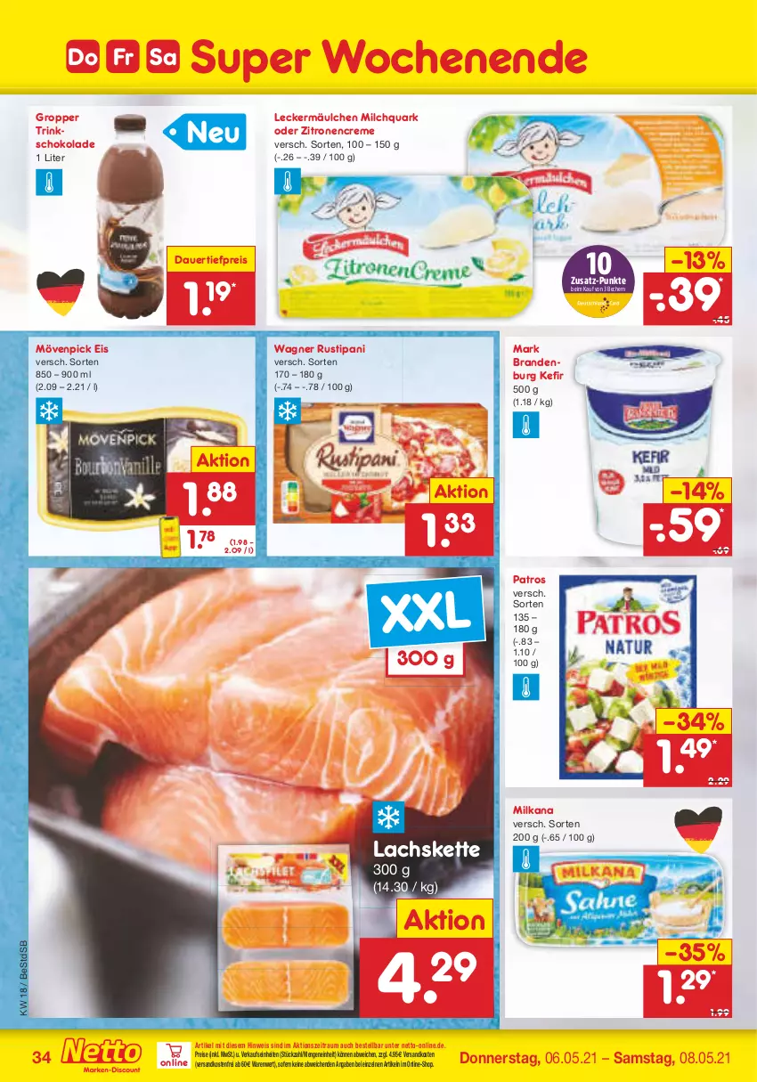 Aktueller Prospekt Netto Marken-Discount - Filial-Angebote - von 03.05 bis 08.05.2021 - strona 34