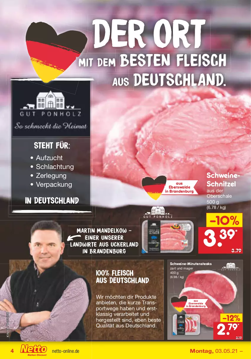 Aktueller Prospekt Netto Marken-Discount - Filial-Angebote - von 03.05 bis 08.05.2021 - strona 4