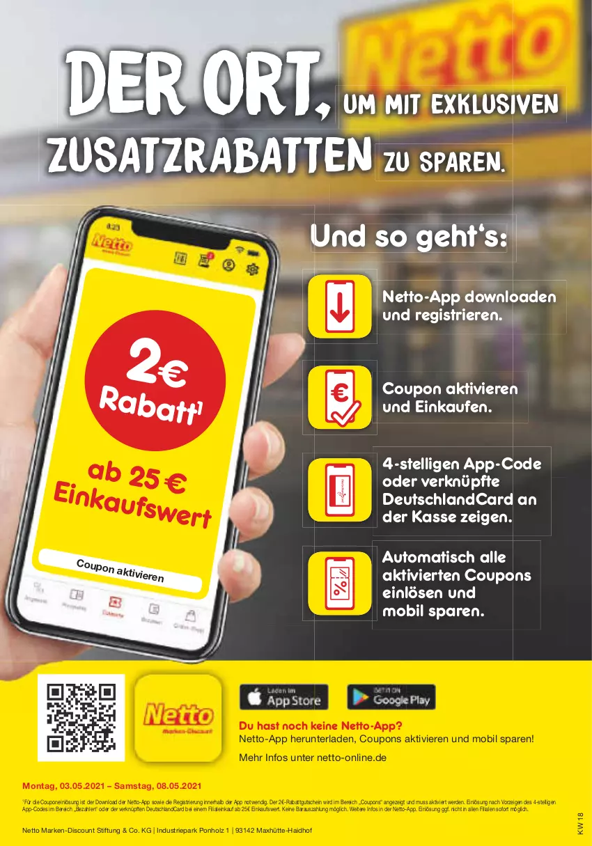 Aktueller Prospekt Netto Marken-Discount - Filial-Angebote - von 03.05 bis 08.05.2021 - strona 41