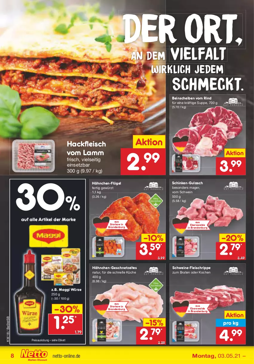 Aktueller Prospekt Netto Marken-Discount - Filial-Angebote - von 03.05 bis 08.05.2021 - strona 8