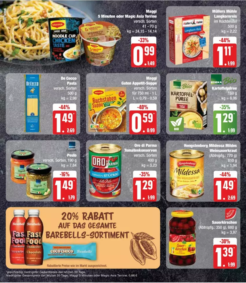 Aktueller Prospekt Edeka - Prospekte - von 11.03 bis 16.03.2024 - strona 14 - produkty: eier, eis, Heu, maggi, rebell, reis, terrine, Ti, ZTE