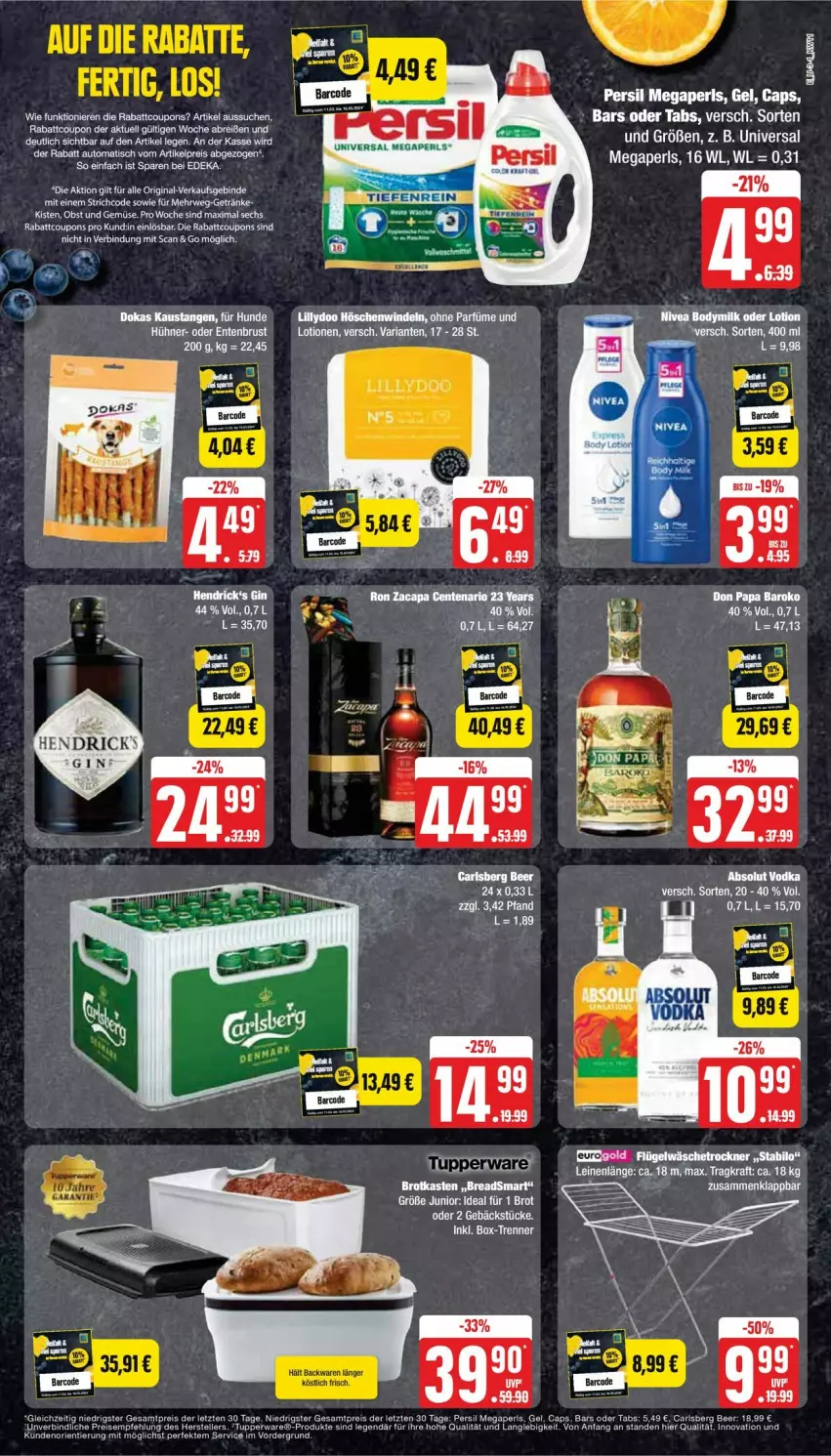 Aktueller Prospekt Edeka - Prospekte - von 11.03 bis 16.03.2024 - strona 3 - produkty: brot, Brotkasten, Cap, coupon, coupons, deka, eier, eis, ente, getränk, getränke, gin, kraft, leine, megaperls, obst, Obst und Gemüse, persil, reis, rwe, stabilo, Ti, Trockner, und gemüse, universal megaperls, wäschetrockner, windeln, ZTE