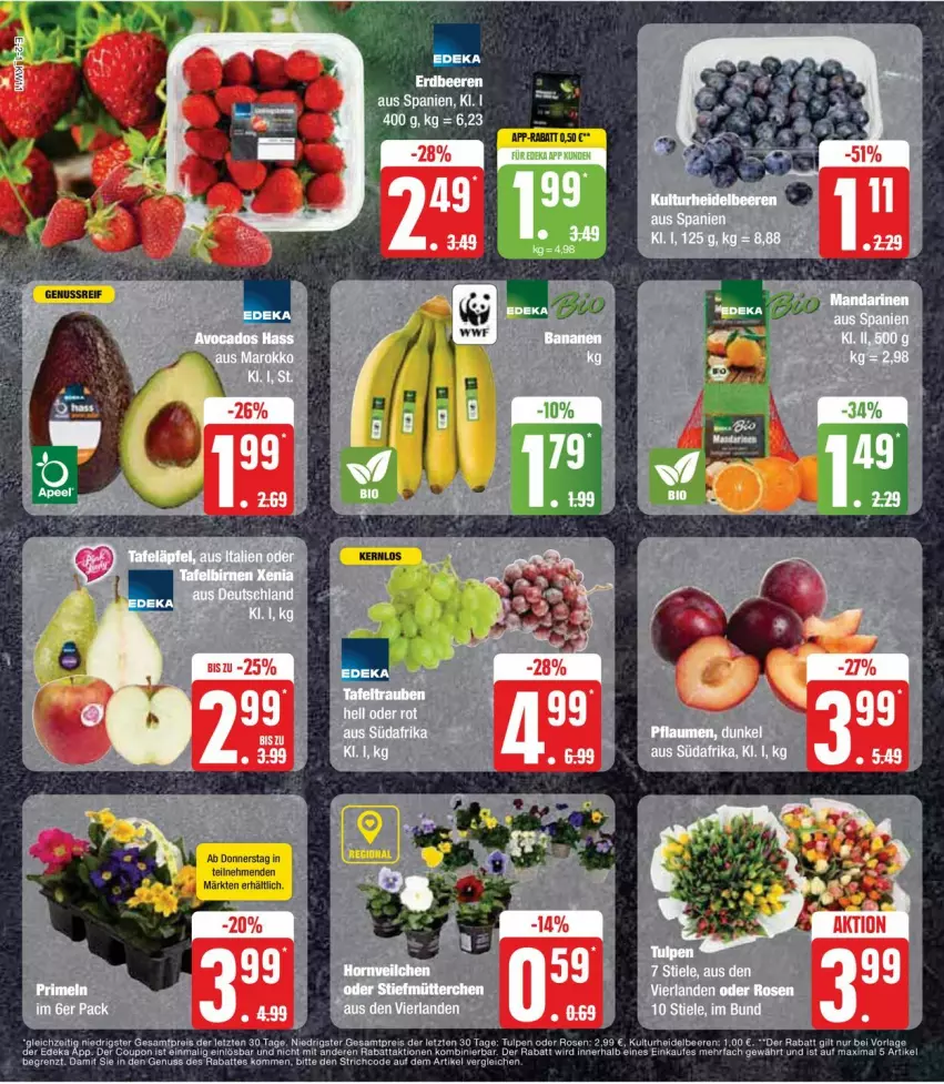 Aktueller Prospekt Edeka - Prospekte - von 11.03 bis 16.03.2024 - strona 6 - produkty: beere, beeren, coupon, deka, eis, erdbeere, erdbeeren, reis, rosen, Ti, ZTE