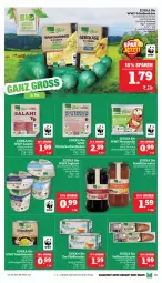 Gazetka promocyjna Marktkauf - Prospekt - Gazetka - ważna od 24.02 do 24.02.2024 - strona 19 - produkty: Becher, bio, deka, edeka bio, eis, joghur, joghurt, Käse, konfitüre, konfitüre extra, leine, reis, salami, schinken, tee, Ti, ZTE