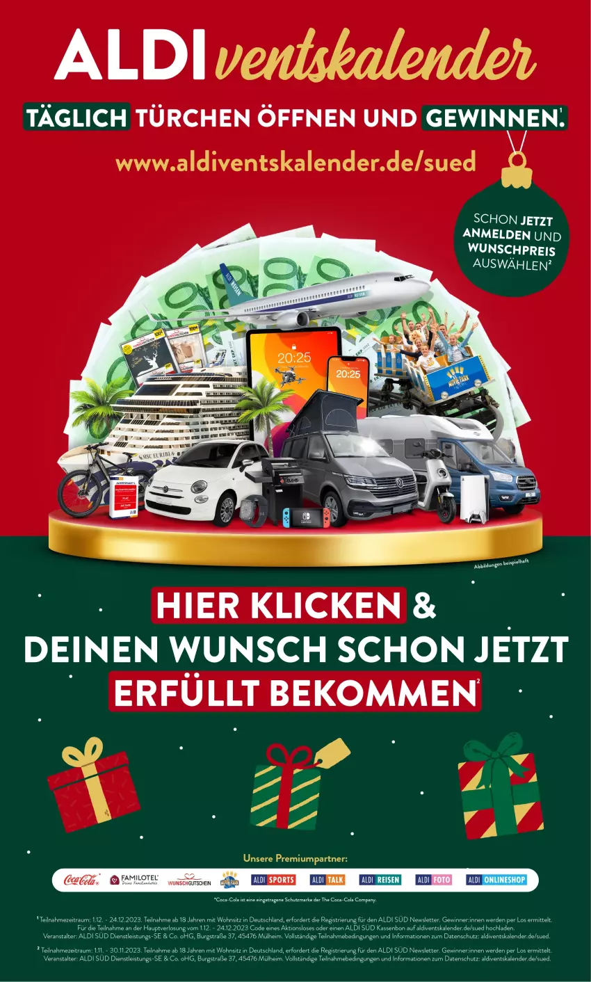 Aktueller Prospekt AldiSud - NÄCHSTE WOCHE - von 13.11 bis 18.11.2023 - strona 22 - produkty: aldi, beko, coca-cola, cola, eis, erde, HP, LG, reis, Ti