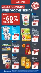 Gazetka promocyjna AldiSud - NÄCHSTE WOCHE - Gazetka - ważna od 18.11 do 18.11.2023 - strona 33 - produkty: alle artikel ohne dekoration, alpro, apfel, Apfelstrudel, arla, Becher, Blüte, butter, buttermilch, dekoration, eis, gin, grana, grana padano, honig, joghur, joghurt, Kærgården, kirsch, kirsche, kräuter, langnese, mac, milch, milchreis, Müller, padano, Rana, reine buttermilch, reis, soja, Strudel, tee, teekanne, Ti, vanille, ZTE