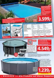 Gazetka promocyjna Bauhaus - Prospekte - Gazetka - ważna od 30.04 do 30.04.2022 - strona 2 - produkty: abdeckplane, aust, Bad, ball, Bau, Brei, edelstahl, eis, Elektro, ente, Holz, HP, leine, LG, mehl, messer, paneel, pool, reis, Ria, ring, rum, salz, sandfilteranlage, schlauch, Ti