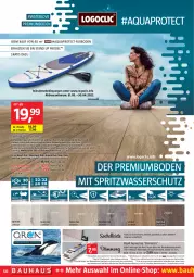 Gazetka promocyjna Bauhaus - Prospekte - Gazetka - ważna od 30.04 do 30.04.2022 - strona 50 - produkty: aqua, aquastop, Bau, bio, elle, Holz, Hylo, Kunstharz, laminat, landhausdiele, Laufen, Logoclic, natur, Palette, ring, Ti, wasser