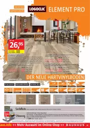 Gazetka promocyjna Bauhaus - Prospekte - Gazetka - ważna od 30.04 do 30.04.2022 - strona 51 - produkty: aqua, aquastop, Bau, brie, Dämmunterlage, eis, elle, emmi, Holz, Laufen, Logoclic, Palette, ring, Schal, Sockelleiste, starlight, Ti, vinylboden, wasser