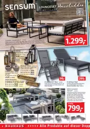 Gazetka promocyjna Bauhaus - Prospekte - Gazetka - ważna od 30.04 do 30.04.2022 - strona 6 - produkty: ente, hocker, Holz, kissen, lack, LG, Liege, loungeset, Rückenkissen, sessel, tee, Ti, tisch