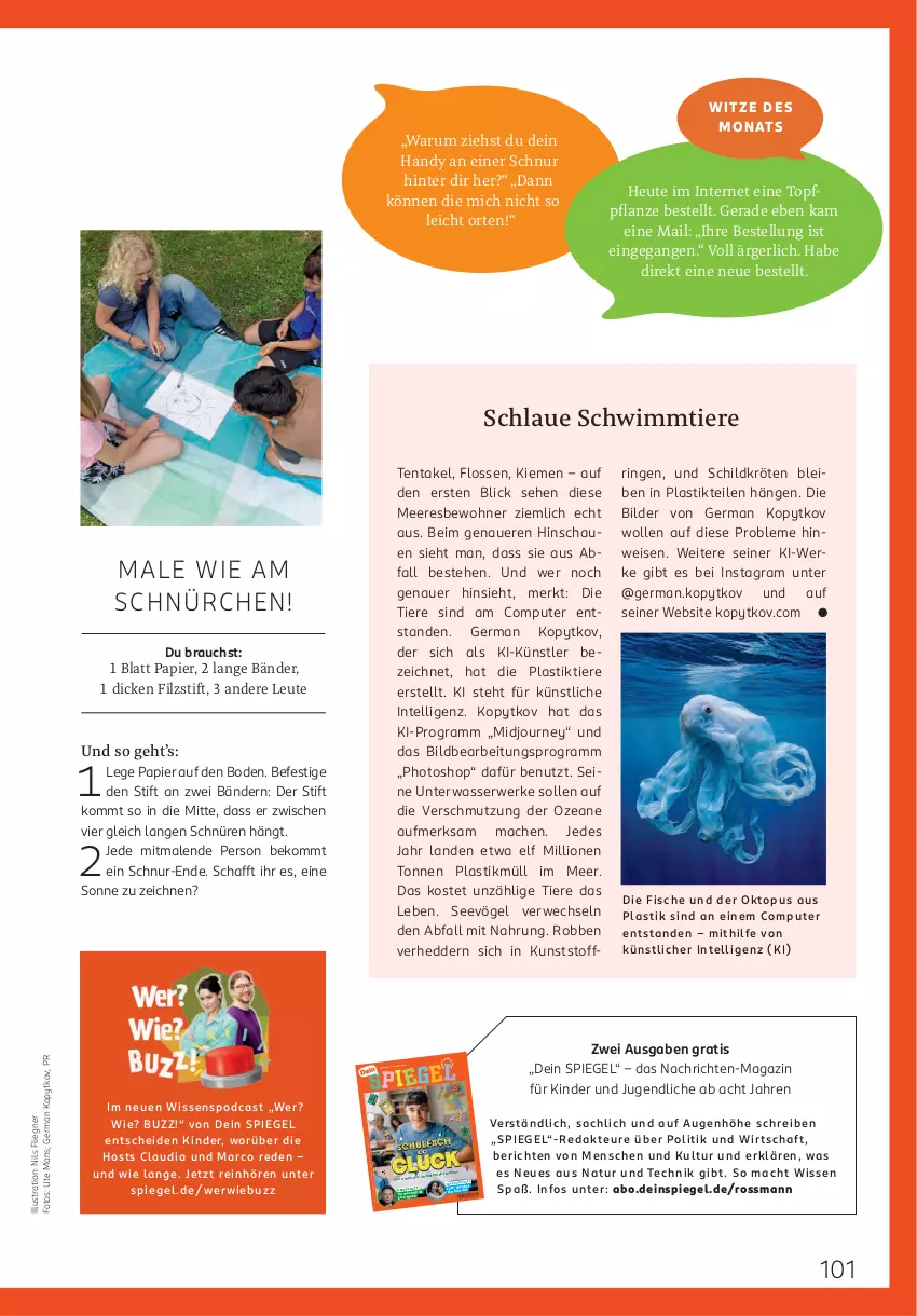 Aktueller Prospekt Rossmann - Prospekte - von 05.05 bis 01.06.2025 - strona 101 - produkty: asti, auer, beko, computer, eis, fisch, fische, Germ, Handy, Heu, Intel, Kinder, lion, mac, magazin, natur, papier, pflanze, pute, Rauch, ring, rum, rwe, sac, spiegel, Ti, Tiere, topf, wasser, wolle