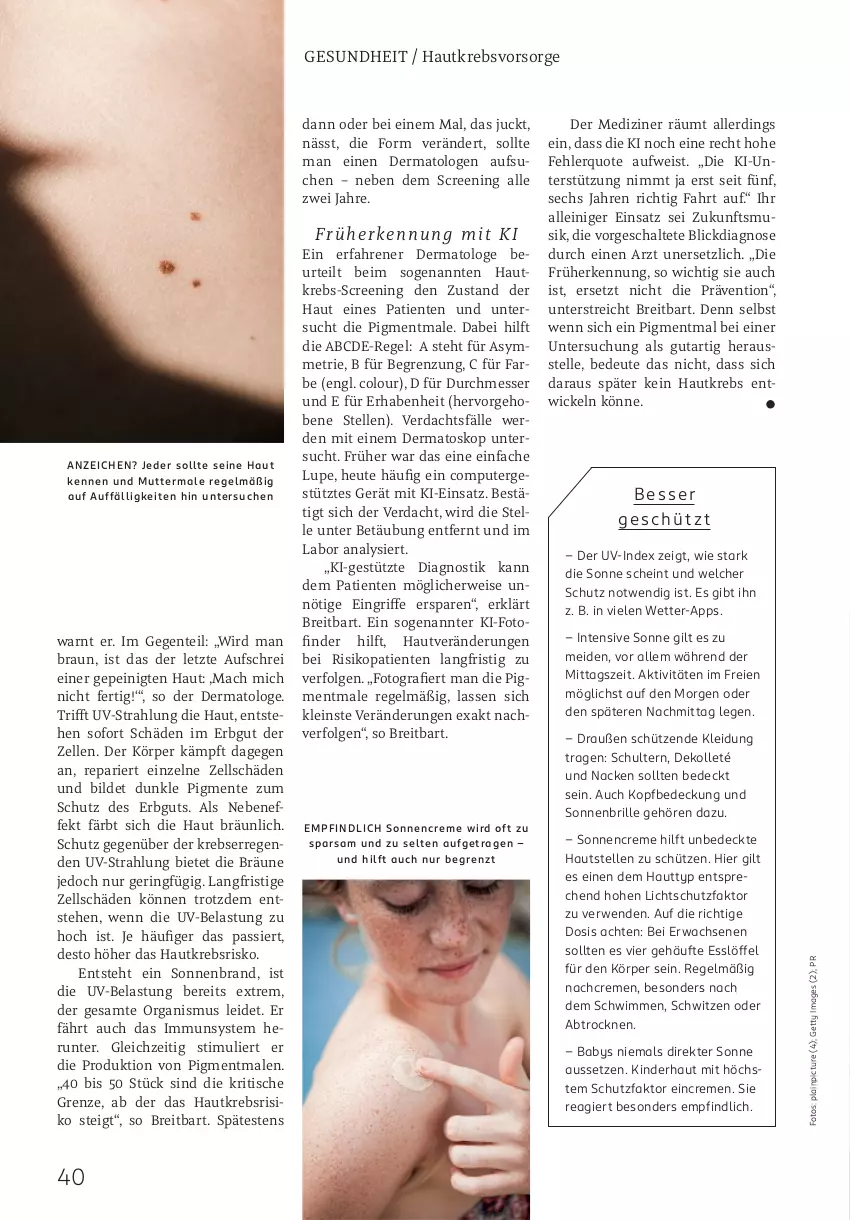 Aktueller Prospekt Rossmann - Prospekte - von 05.05 bis 01.06.2025 - strona 40 - produkty: braun, Brei, Brille, computer, creme, eis, elle, ente, erde, Gesundheit, Heu, Kinder, kleid, Kleidung, Krebs, LG, Löffel, mac, messer, pute, ring, rwe, Schal, Schütze, sonnenbrille, sonnencreme, Ti, tisch, WICK, ZTE