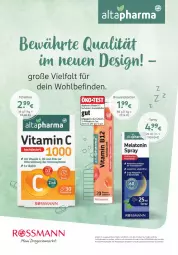 Gazetka promocyjna Rossmann - Prospekte - Gazetka - ważna od 01.06 do 01.06.2025 - strona 71 - produkty: Altapharma, aprikose, aprikosen, brause, Brausetabletten, leitz, LG, mac, magazin, mango, pfeffer, tablet, tablett, Tablette, Ti, vita, Vitamin C