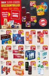 Gazetka promocyjna - Prospekte - Gazetka - ważna od 23.04 do 23.04.2022 - strona 12 - produkty: Alwa, amecke, beutel, bio, cookie, cookies, coppenrath, de beukelaer, deka, drink, eier, eis, eistee, elle, energy drink, flasche, frucht, Lätzche, limette, Mett, mikado, milch, mineralwasser, monster, Monster Energy, natur, obst, pfirsich, Rauch, rel, ritter, ritter sport, rum, saft, säfte, schogetten, schoko, schokolade, Sport, tee, Ti, toffifee, trauben, Traubensaft, vilsa, volvic, wasser, wurst