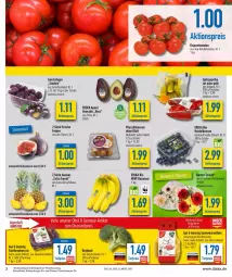 Gazetka promocyjna Diska - Prospekte - Gazetka - ważna od 27.08 do 27.08.2022 - strona 3 - produkty: aktionspreis, ananas, avocado, banane, bananen, beere, beeren, bio, brokkoli, burger, deka, edeka bio, eis, Feigen, fisch, gin, heidelbeere, heidelbeeren, kartoffel, kartoffeln, paprika, paprika rot, Physalis, reis, rispentomaten, Schal, Schale, speisekartoffeln, Spitzpaprika, tafeltrauben, Ti, tiefpreis, tomate, tomaten, trauben