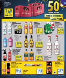 Gazetka promocyjna Diska - Gazetka - ważna od 27.04 do 27.04.2024 - strona 11 - produkty: abis, aktionspreis, almdudler, Alwa, bier, briketts, eis, enders, flasche, frucht, gerolsteine, gerolsteiner, gin, grill, grillbriketts, irish whiskey, kräuter, leine, licor, licor 43, likör, limo, limonade, london dry, mineralwasser, Mineralwasser Medium, natürliches mineralwasser, reis, rotwein, sac, steiner, Sternburg, Ti, tuc, tullamore, wasser, wein, whiskey