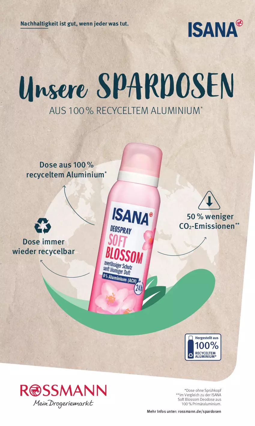 Aktueller Prospekt Rossmann - Prospekte - von 28.02 bis 04.03.2022 - strona 17 - produkty: deo, isana, sana, Spardose, Ti