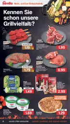 Gazetka promocyjna Famila - Prospekte - Gazetka - ważna od 16.04 do 16.04.2022 - strona 22 - produkty: bacon, Becher, brot, butter, creme, dalli, Datteln, discount, eis, filet, filets, Fladenbrot, fleisch, grill, hirtenkäse, kartoffel, Käse, kräuter, kräuterbutter, lachs, lion, Mantel, meggle, natur, pflaume, pflaumen, reis, rind, rinder, Rindersteak, salat, schwein, schweine, schweinefleisch, Schweinelachs, Speck, steak, stube, Tasche, taschen, Ti, tisch, tomate, tomaten, tzatziki, wein, weine, WICK, zwiebel