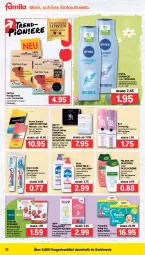 Gazetka promocyjna Famila - Prospekte - Gazetka - ważna od 16.04 do 16.04.2022 - strona 30 - produkty: auer, baby-dry, balsam, beere, beeren, bett, beutel, body, body milk, bruno banani, chips, creme, deo, deospray, duschcreme, duschgel, eau de toilette, erdbeere, feuchttücher, flasche, freche freunde, frucht, hipp, Mixa, natur, nivea, Odol, olive, Otto kern, palmolive, pampers, pasta, shampoo, shampoo oder spülung, spülung, Ti, tücher, zahnpasta