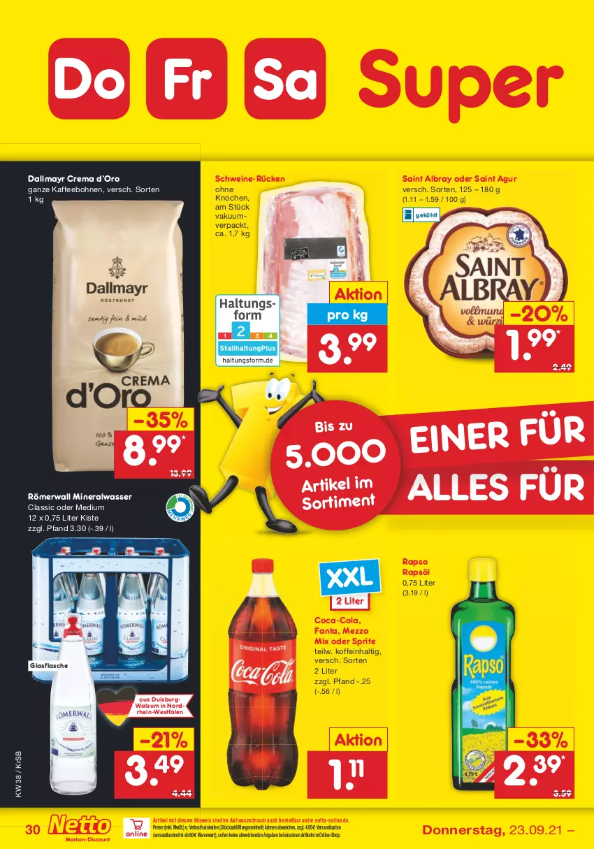 Aktueller Prospekt Netto Marken-Discount - Filial Angebote - von 20.09 bis 25.09.2021 - strona 30