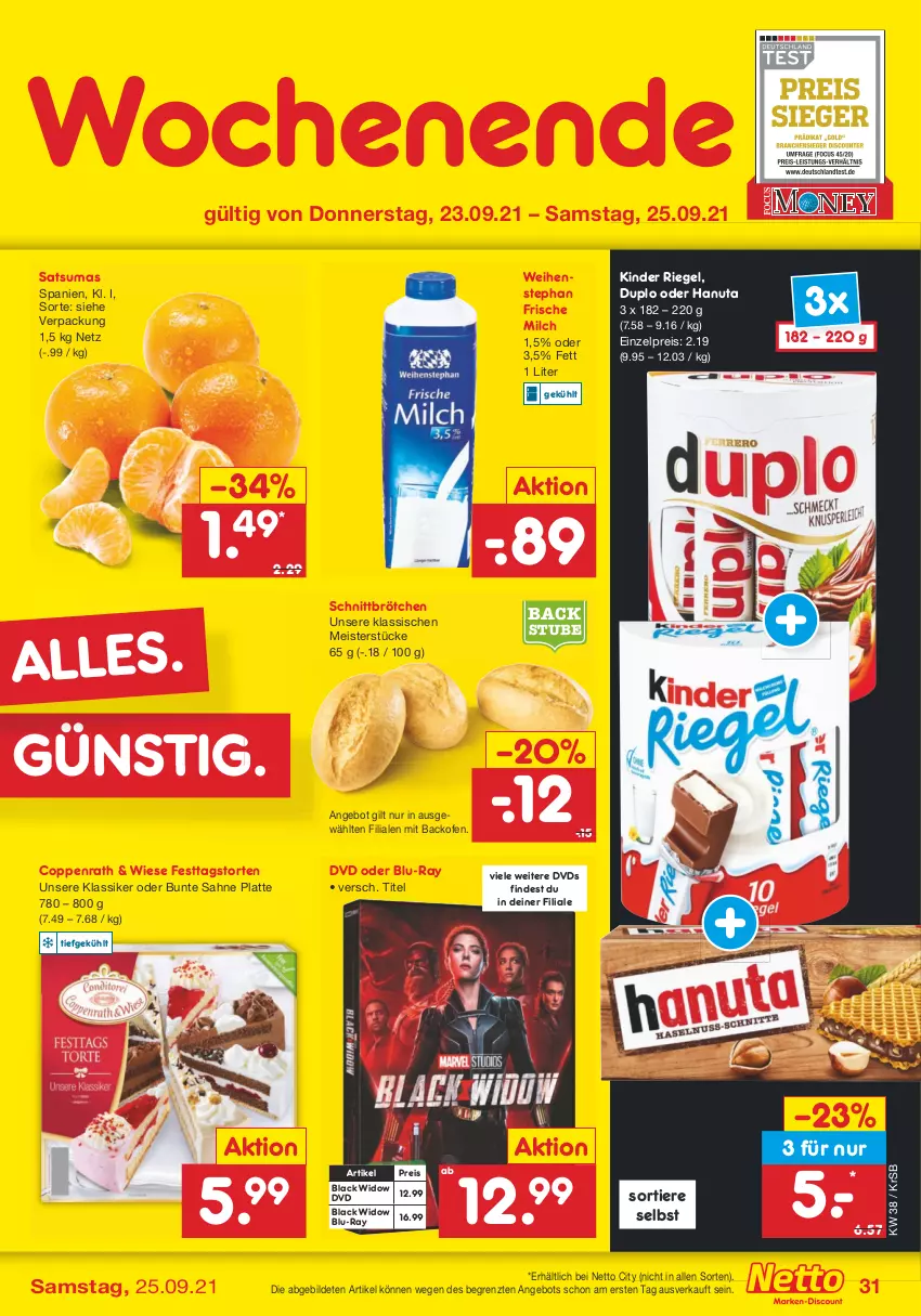 Aktueller Prospekt Netto Marken-Discount - Filial Angebote - von 20.09 bis 25.09.2021 - strona 31