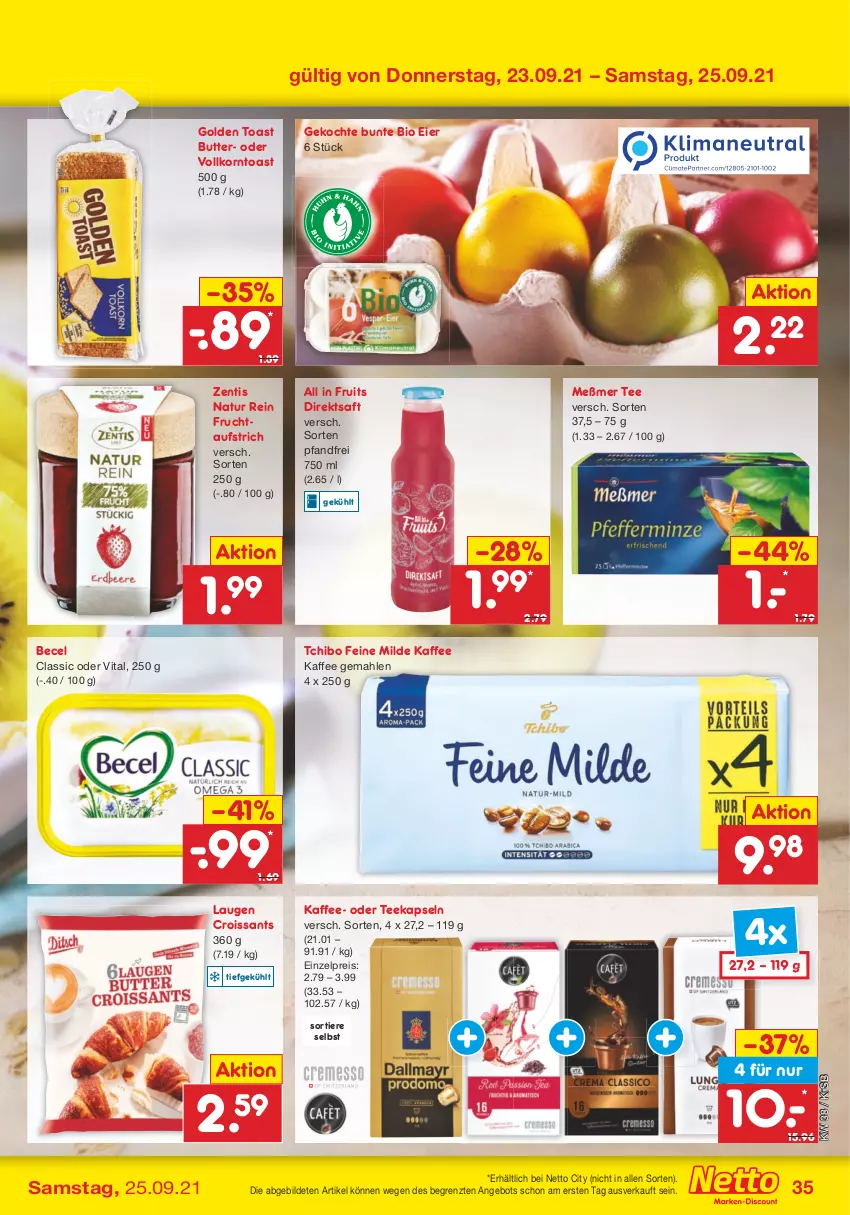 Aktueller Prospekt Netto Marken-Discount - Filial Angebote - von 20.09 bis 25.09.2021 - strona 35