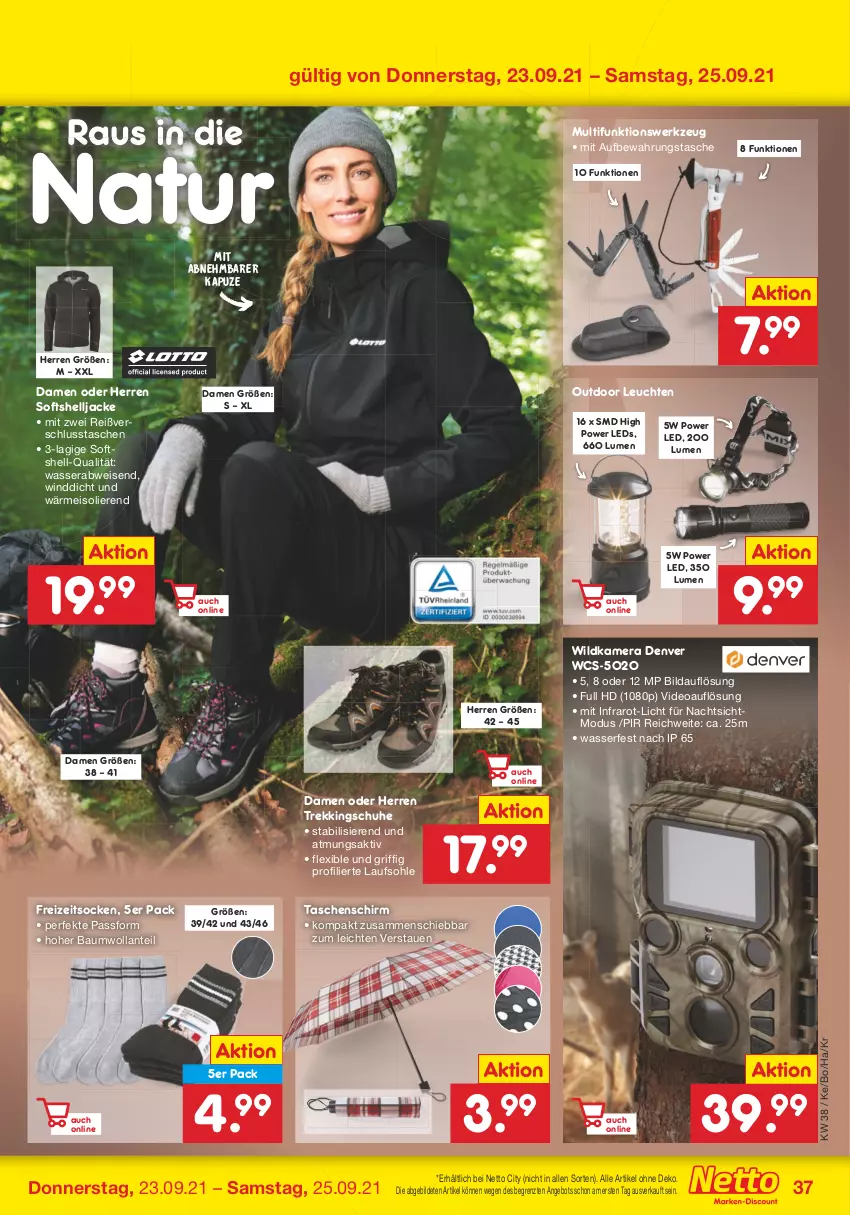 Aktueller Prospekt Netto Marken-Discount - Filial Angebote - von 20.09 bis 25.09.2021 - strona 37