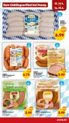 Gazetka promocyjna Penny - Prospekte - Gazetka - ważna od 23.04 do 23.04.2022 - strona 19 - produkty: bacon, Berger, bockwurst, burger, Geflügel, Käse, leberkäs, leberkäse, nürnberger, pizza, ponnath, regensburger, ring, Ti, wein, wurst