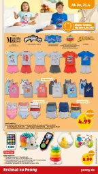 Gazetka promocyjna Penny - Prospekte - Gazetka - ważna od 23.04 do 23.04.2022 - strona 23 - produkty: ball, disney, fernbedienung, Hasbro, hemd, hemden, Kinder, panty, Pyjama, retroshorts, ring, Roller, shorts, shorty, shorty-pyjama, smartphone, spielzeug, Ti, Unterhemd, unterhemden