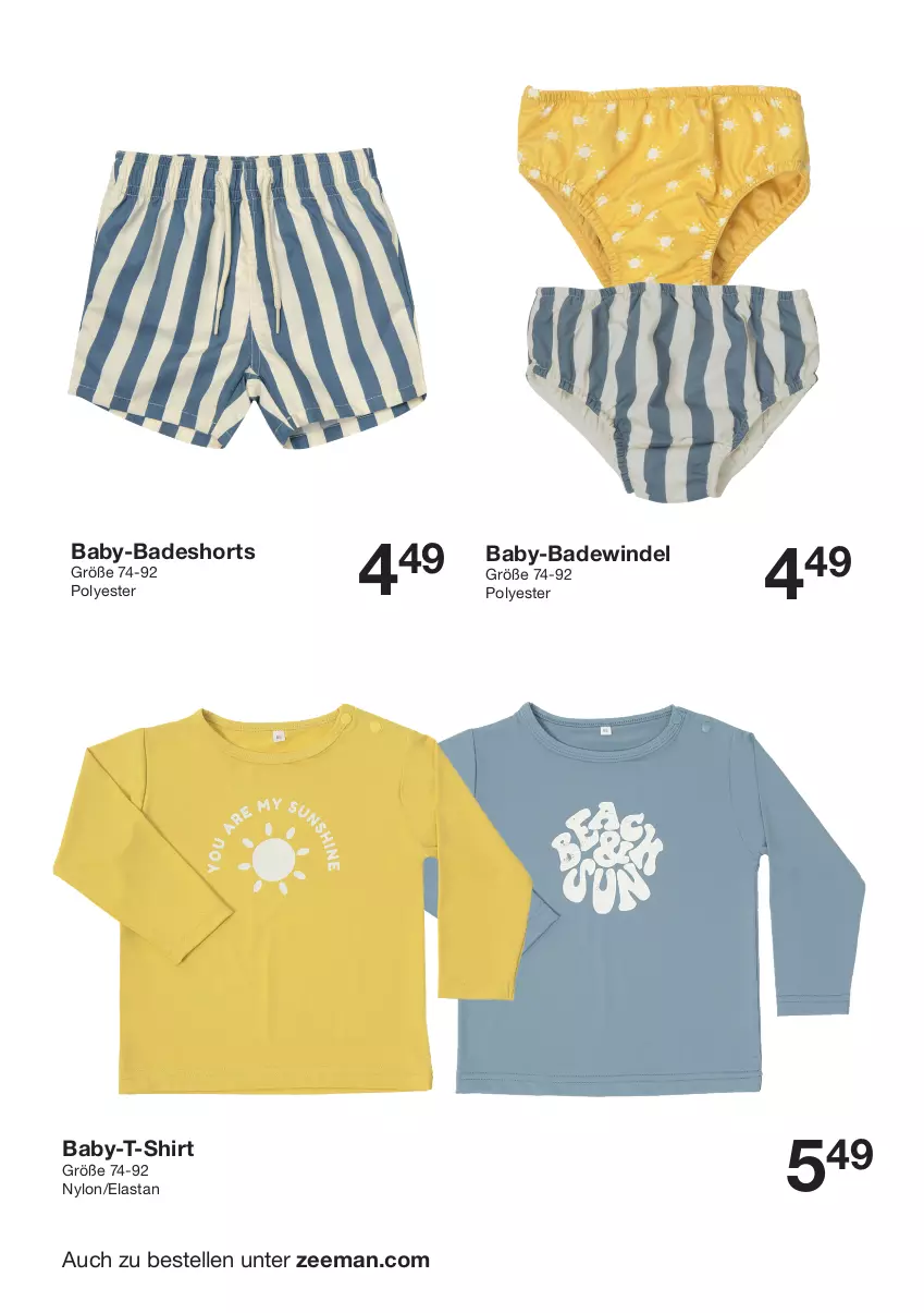 Aktueller Prospekt Zeeman - Prospekte - von 11.05 bis 17.05.2024 - strona 6 - produkty: Bad, badeshorts, elle, shirt, shorts, T-Shirt